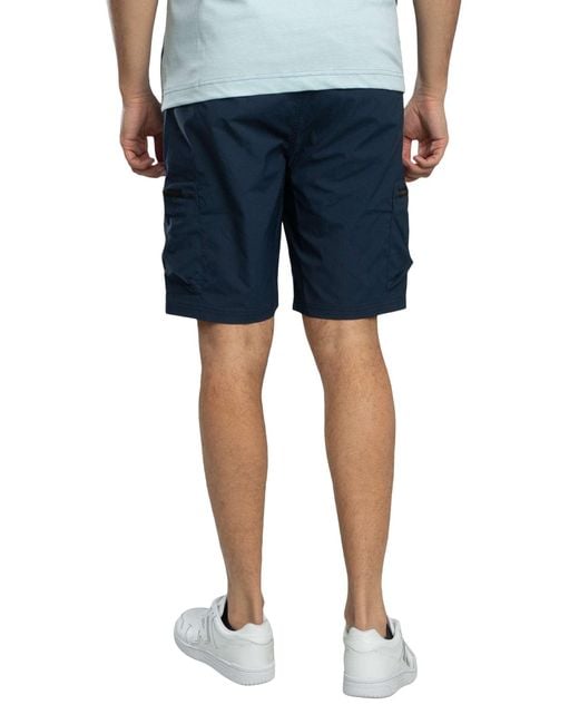 Ellesse Blue Bullseye Cargo Shorts for men