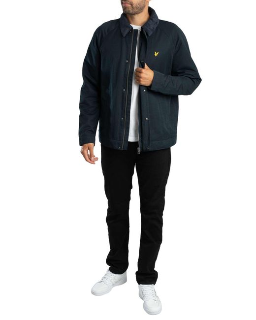 Lyle & Scott Blue Hunting Jacket for men