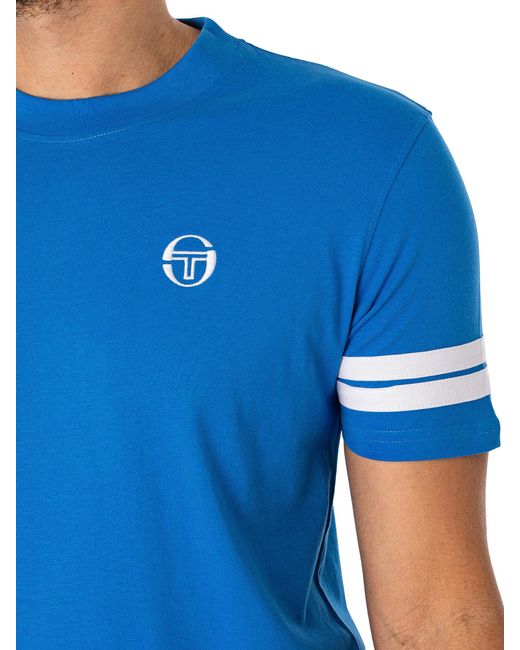 Sergio Tacchini Blue Grello T-shirt for men