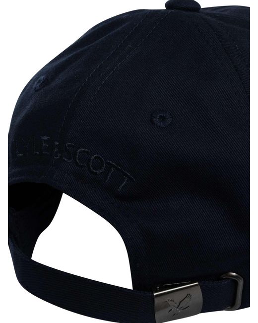 Lyle & Scott Blue Logo Baseball Cap for men