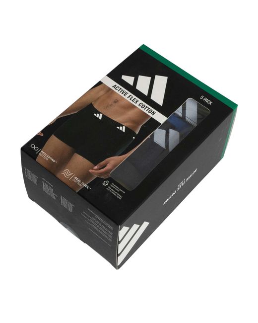 Adidas Blue 5 Pack Active Flex Trunks for men