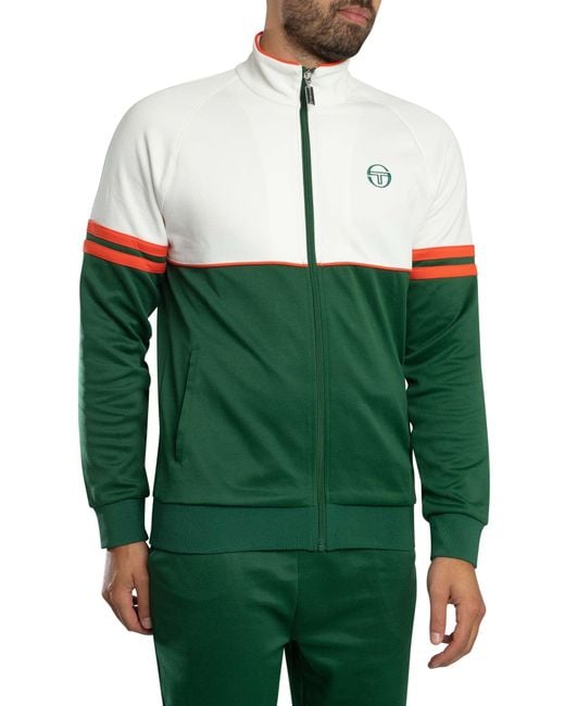 Sergio Tacchini Green Orion Track Jacket for men