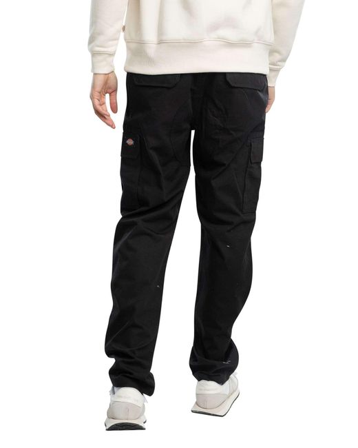 Dickies Black Millerville Cargo Trousers for men