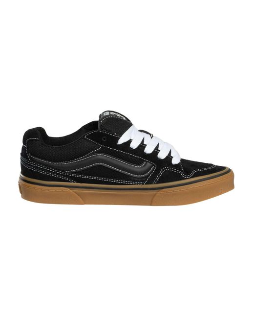Vans Black Caldrone Suede Trainers for men