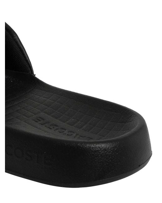 Lacoste Black 126 3 Cma Serve Sliders for men