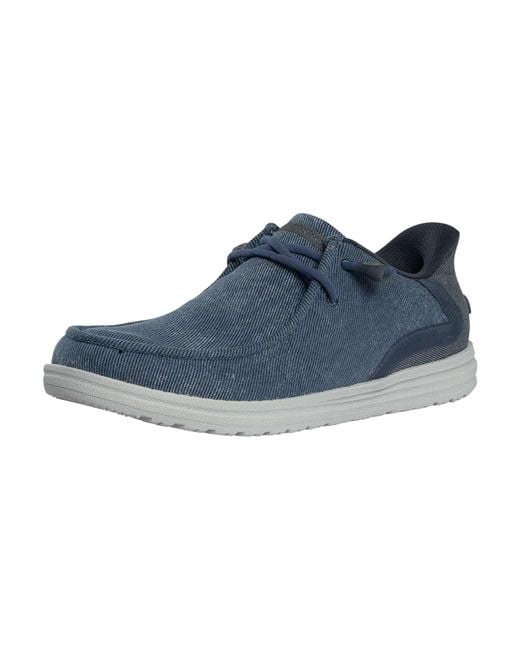 Skechers Blue Slip-ins Relaxed Fit Melson Trainers for men