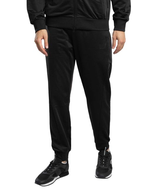 EA7 Black Lines Logo Tracksuit for men