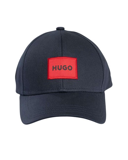 HUGO Blue Box Logo Baseball Cap for men