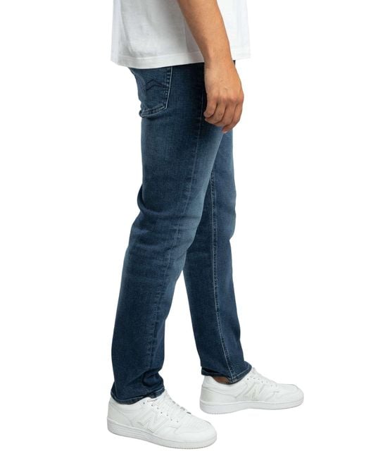 Replay Blue Grover Straight Jeans for men