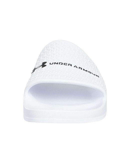 Under Armour White Lite Sliders for men