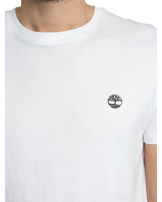 Timberland White 3 Pack Dunstan River Slim T-shirts for men