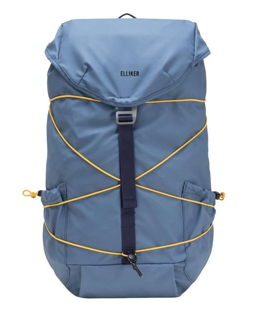 Elliker Blue 22l Wharfe Flap Over Backpack for men