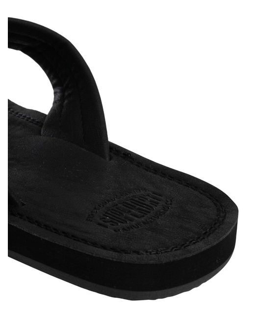 Superdry Black Vintage Flip Flops for men