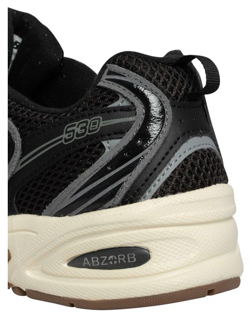 New Balance Black 530 Mesh Trainers for men
