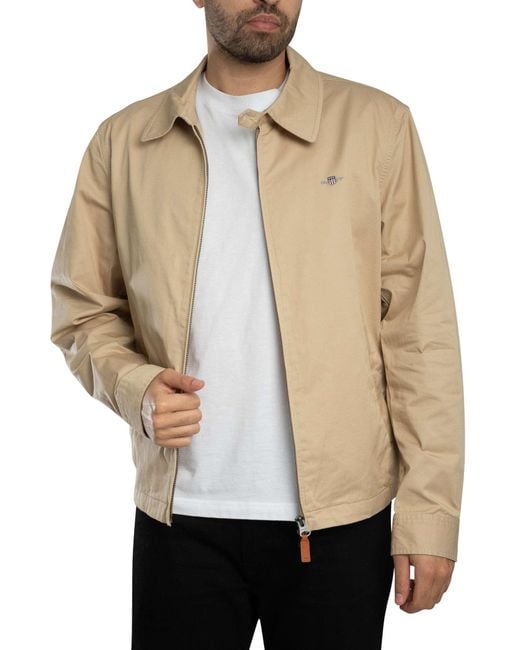 Gant Natural Cotton Windcheater Jacket for men