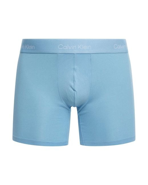 Calvin Klein Blue 3 Pack Icon Boxer Briefs for men