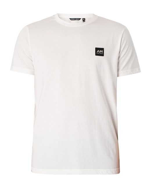 Antony Morato White Seattle Box Logo T-shirt for men