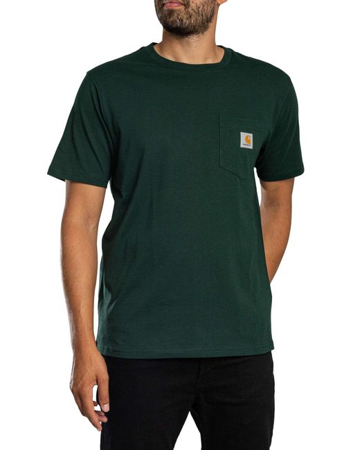 Carhartt Green Pocket T-shirt for men