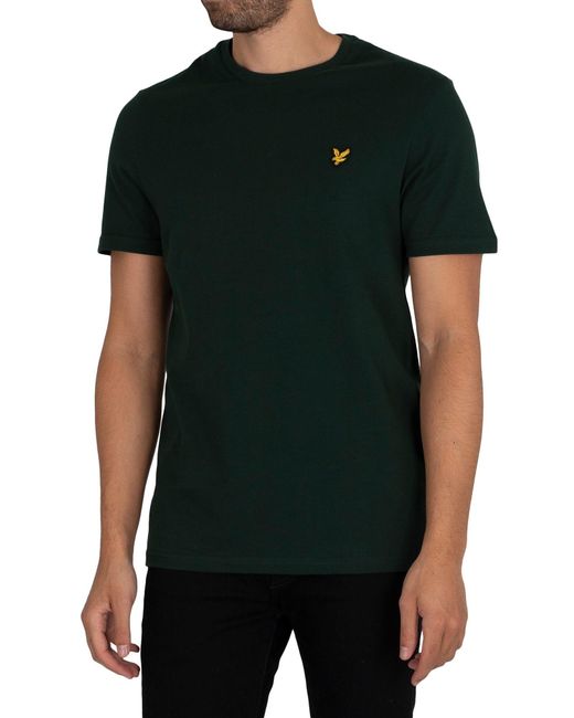 Lyle & Scott Green Logo T-shirt for men