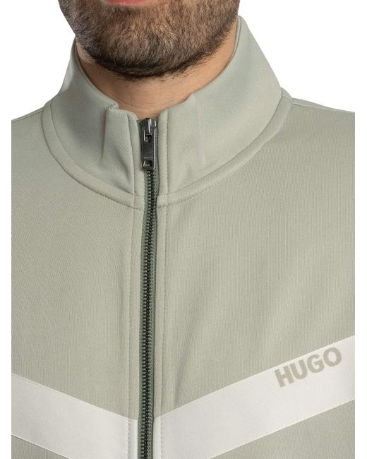 HUGO Gray Darti Track Jacket for men