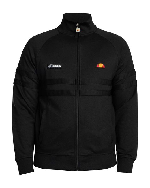 Ellesse Black Rimini Track Jacket for men