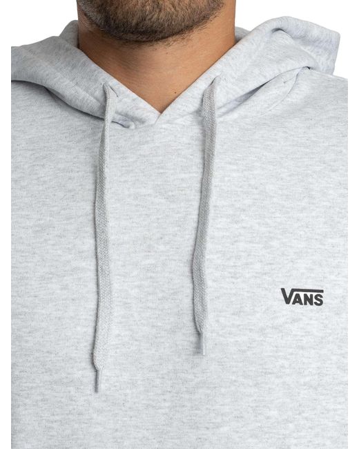 Vans Gray Left Chest Logo Pullover Hoodie for men