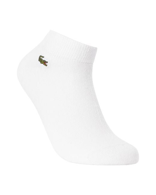 Lacoste Blue 3 Pack Low Socks for men
