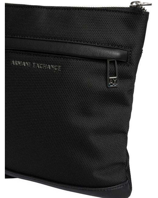 ARMANI EXCHANGE Black Singapore Crossbody Bag for men
