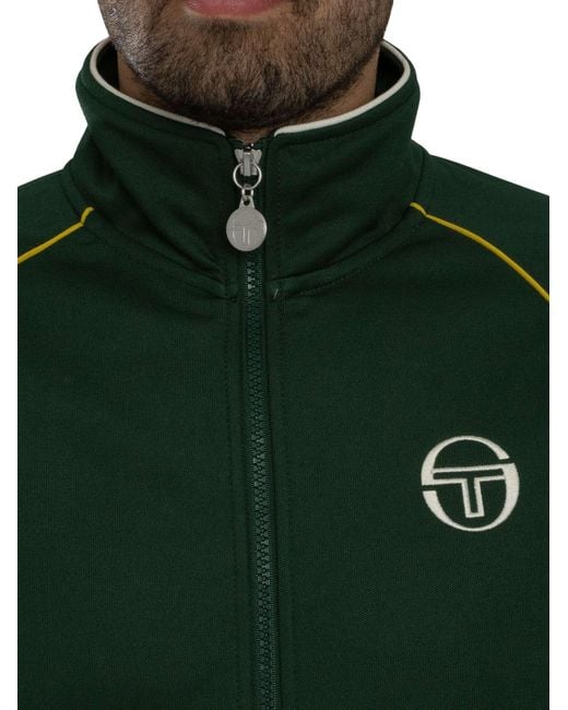 Sergio Tacchini Green New Cortona Track Jacket for men