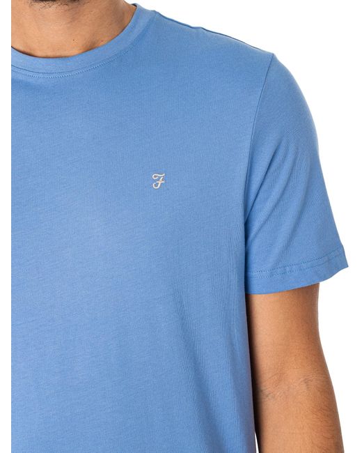 Farah Blue Eddie T-shirt for men