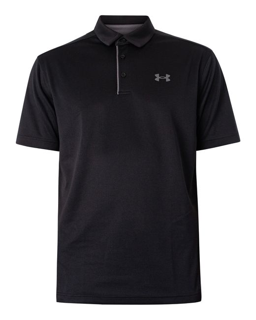 Under Armour Black Tech Polo Shirt for men