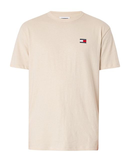 Tommy Hilfiger White Regular Badge T-shirt for men