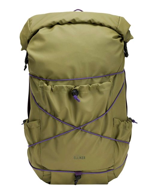 Elliker Green 24/35l Buckden Roll Top Backpack for men