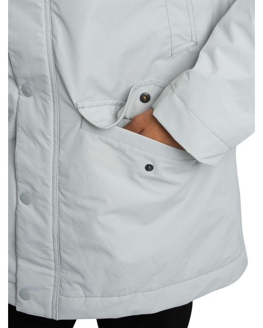Lyle & Scott Gray Technical Parka Jacket for men