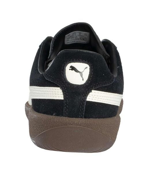 PUMA Black Army Suede Trainers for men