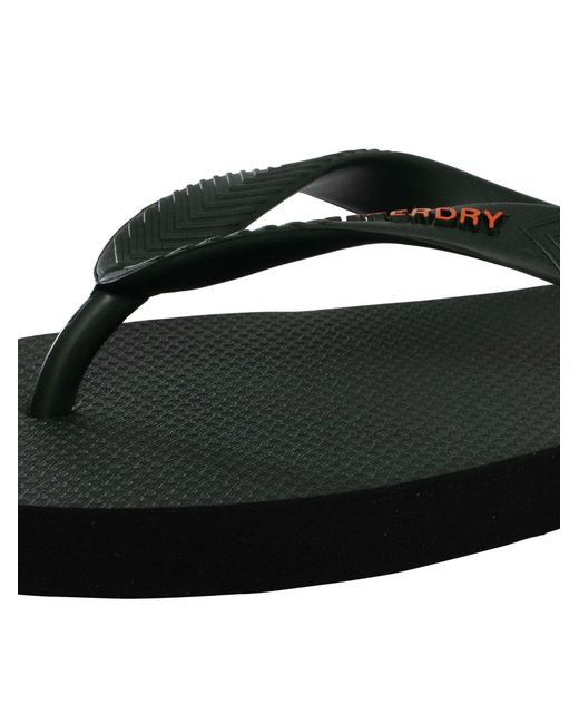 Superdry Black Core Essential Flip Flops for men