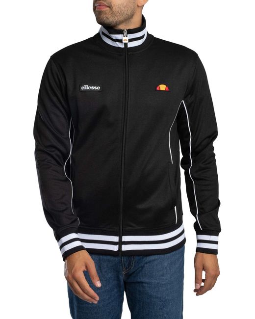 Ellesse Black Milan Track Jacket for men