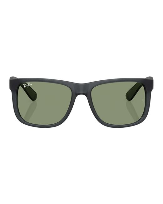 Ray-Ban Green Justin Classic Sunglasses for men