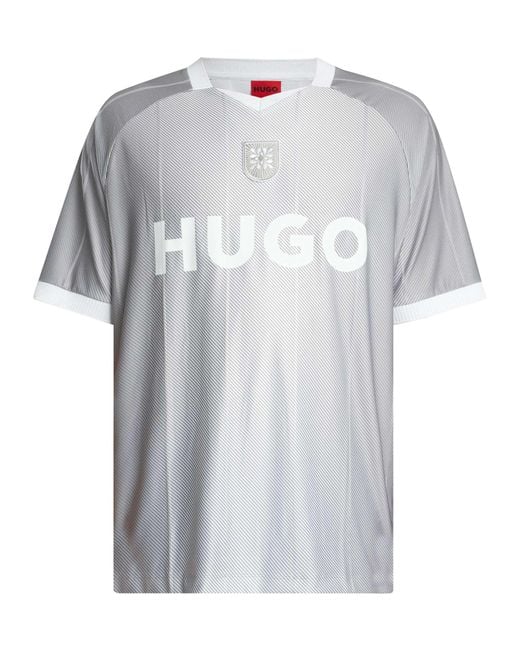 HUGO Gray Dwild T-shirt for men