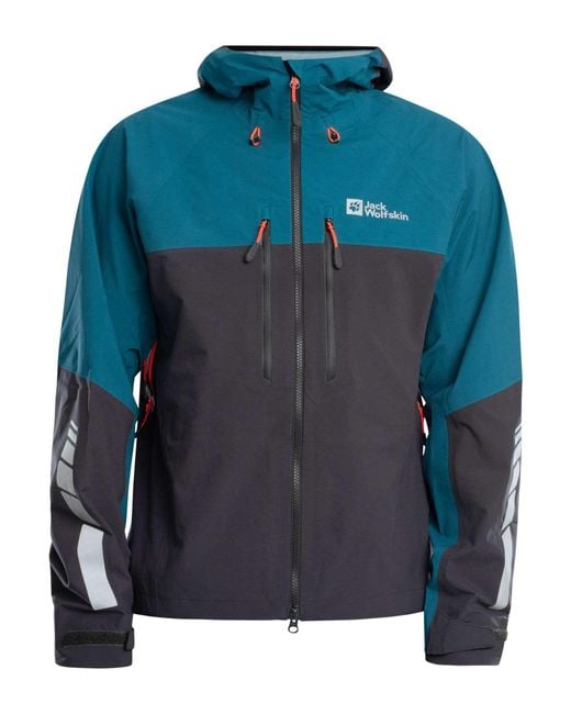 Jack Wolfskin Blue Morobbia 3l Jacket for men