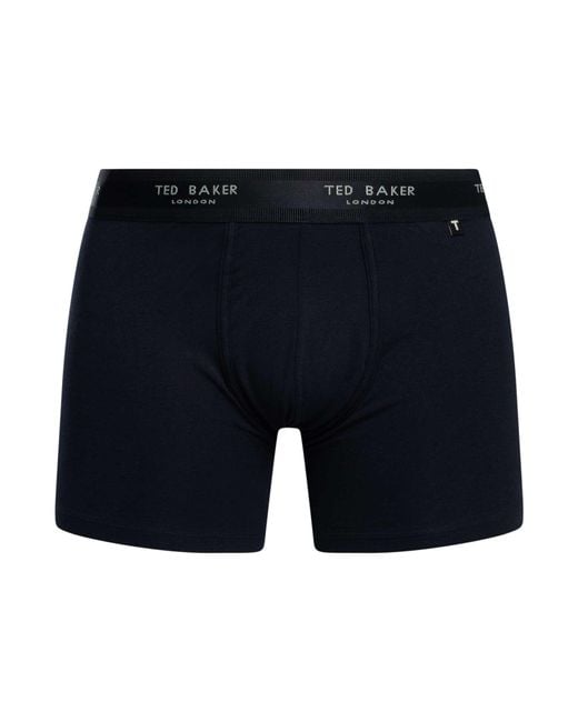 Ted Baker Blue 3 Pack Boxer Briefs for men