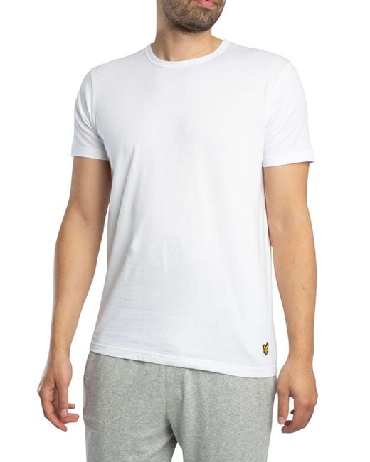 Lyle & Scott Black Basic 3 Pack T-shirt for men