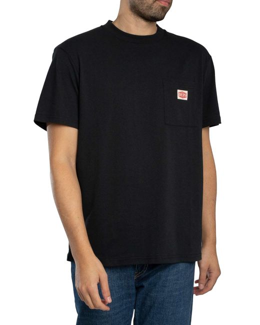Deus Ex Machina Black Parts & Service Pocket T-shirt for men