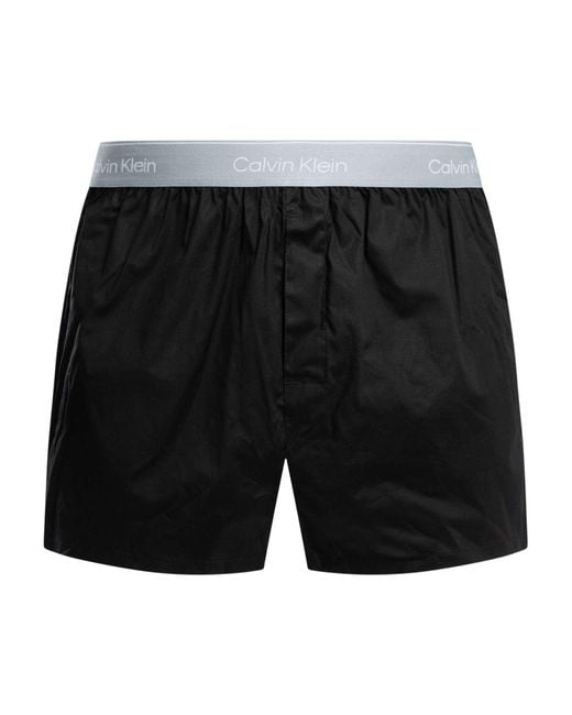 Calvin Klein Black 3 Pack Icon Slim Boxers for men