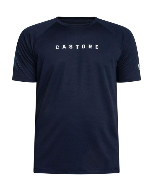 Castore Blue Raglan T-shirt for men