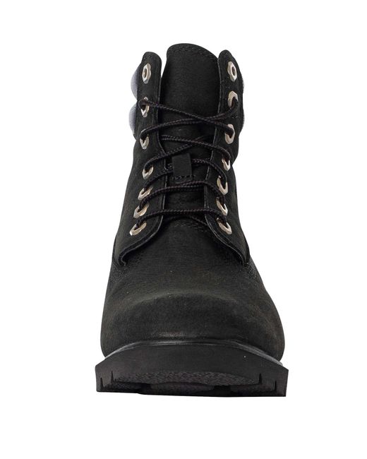 Timberland Black 6 Inch Basic Leather Boots for men