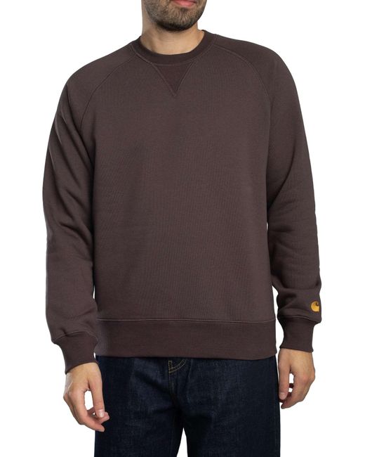 Carhartt Gray Chase Sweatshirt for men