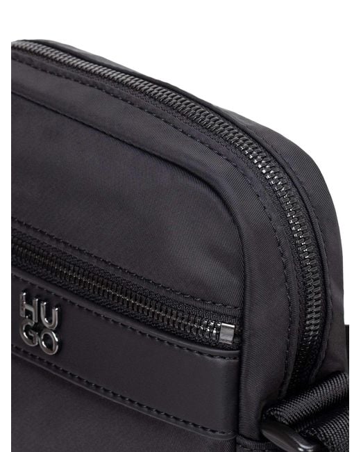 HUGO Black Quantic Crossbody Bag for men