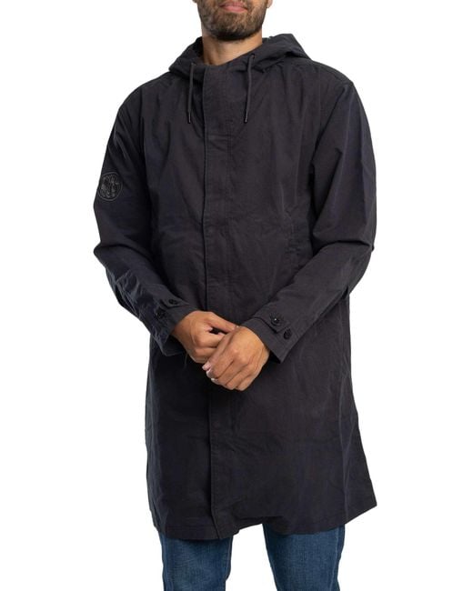 Pretty Green Blue Feltham Parka Jacket for men