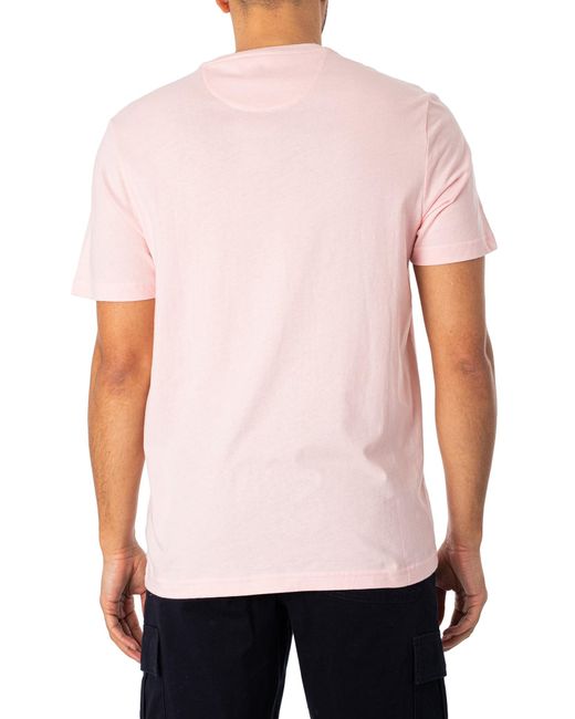 Farah White Eddie T-shirt for men